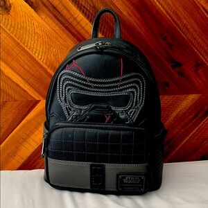 Star Wars x Loungefly Kylo Ren Black Mini Backpack